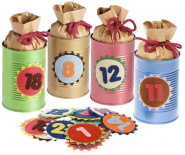 Preview: Bastel Filz-Set Adventskalender Preview: filz-set-adventskalender